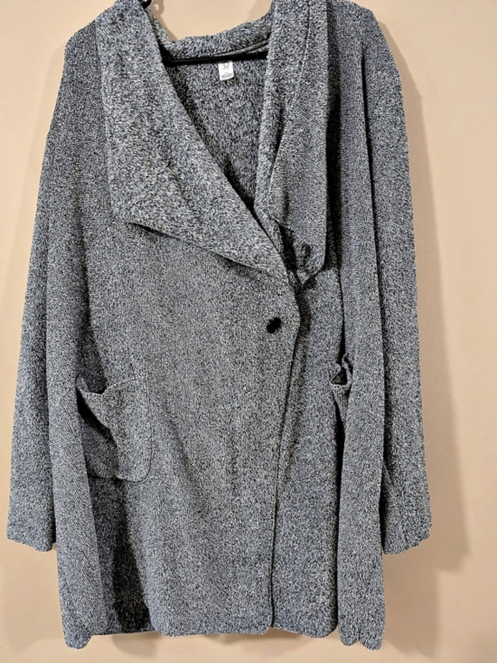 NY Collection Gray Coat Size XL Like New
